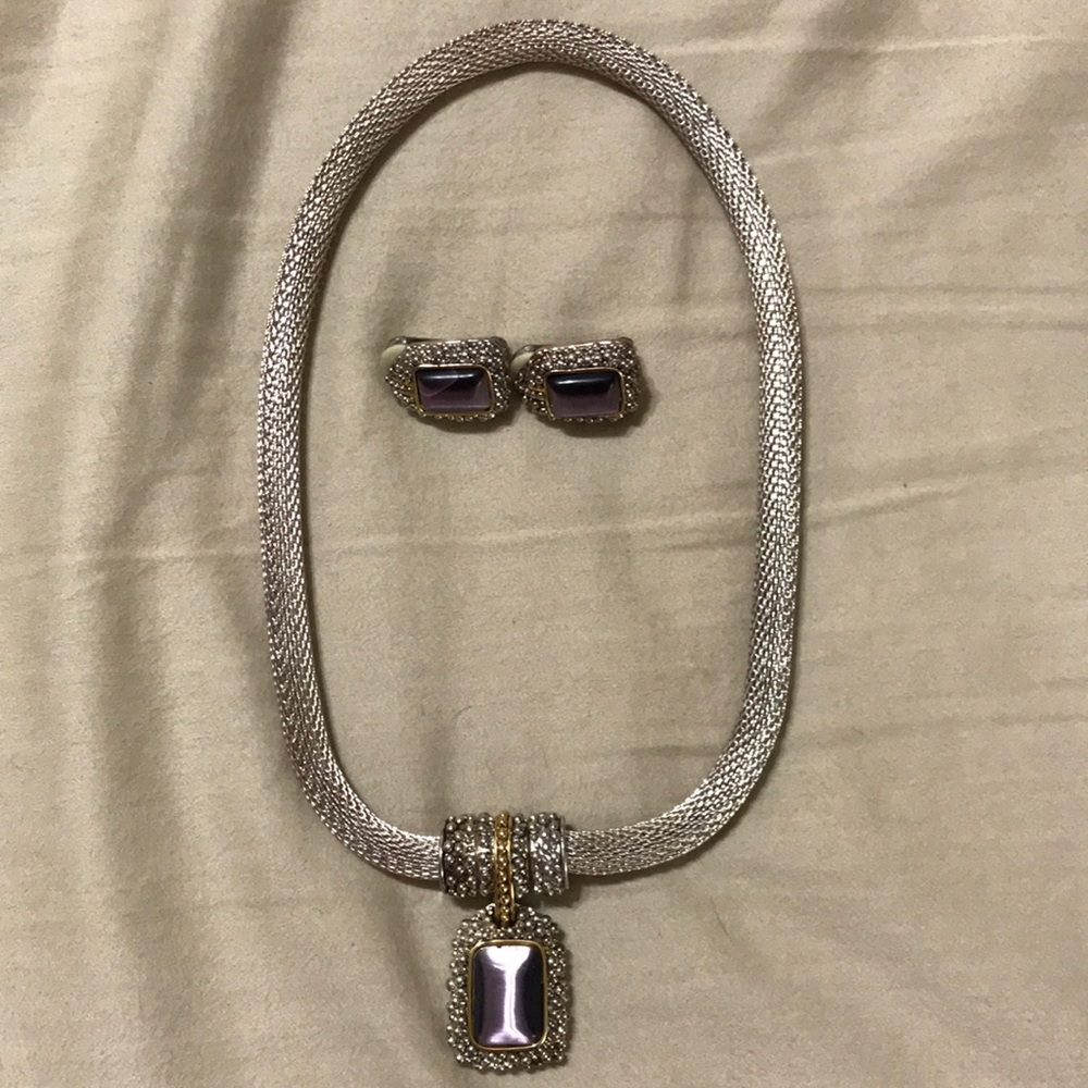 Necklace with Matching Earrings